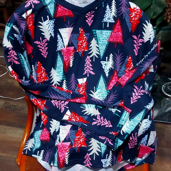 Joyspun Other - Pajamas! Top & Bottoms. Christmas Tree Print. Sz L 12-14. 0055